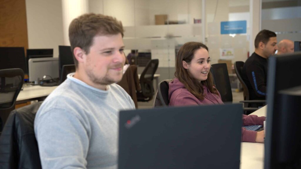 Developers working on their computers